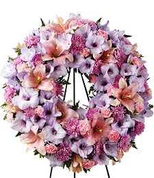 Lavish Lavender Wreath