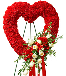 From the Heart Standing Wreath