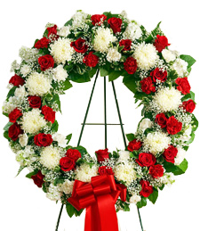 Blossoms of Eternity Standing Wreath