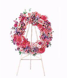 In Memory Wreath Lovely Bouquet
