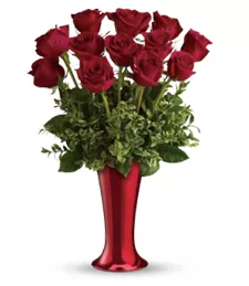 Luxurious Red Roses Lovely Bouquet