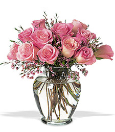 Pink Roses Lovely Bouquet