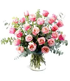 Luxurious Pink Roses Delightfull Bouquet