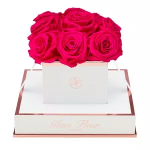Fuchsia Roses Blanche Box