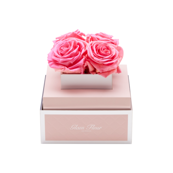 Pretty in Pink Rosé Petite Preserved Rose - Glam Fleur
